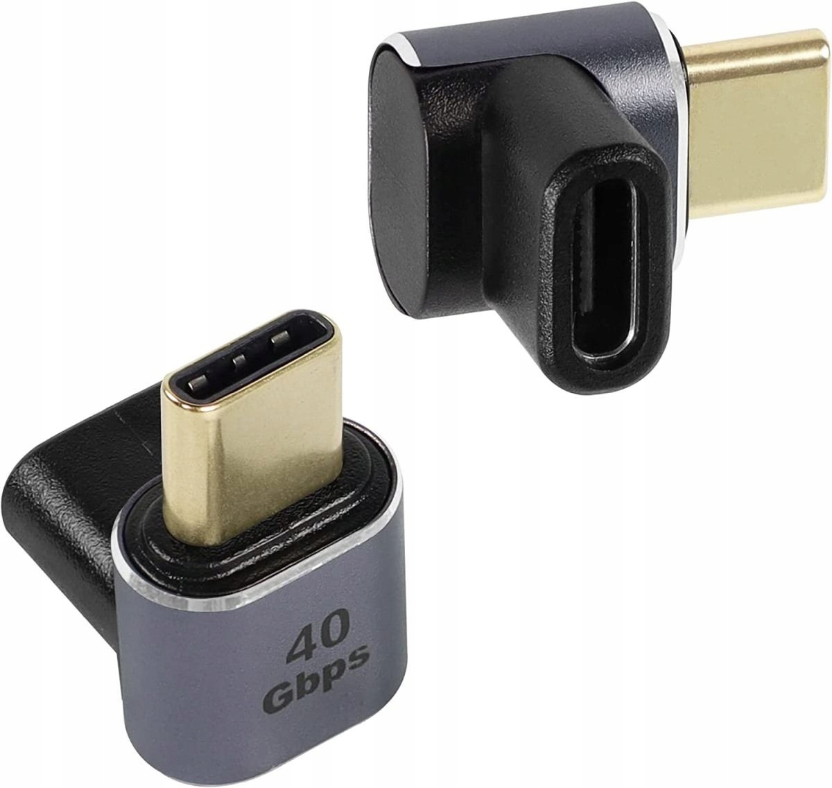 PremiumCord Adapter Usb-c do Usb-c, Usb 4.0, wygięty pod kątem 90°