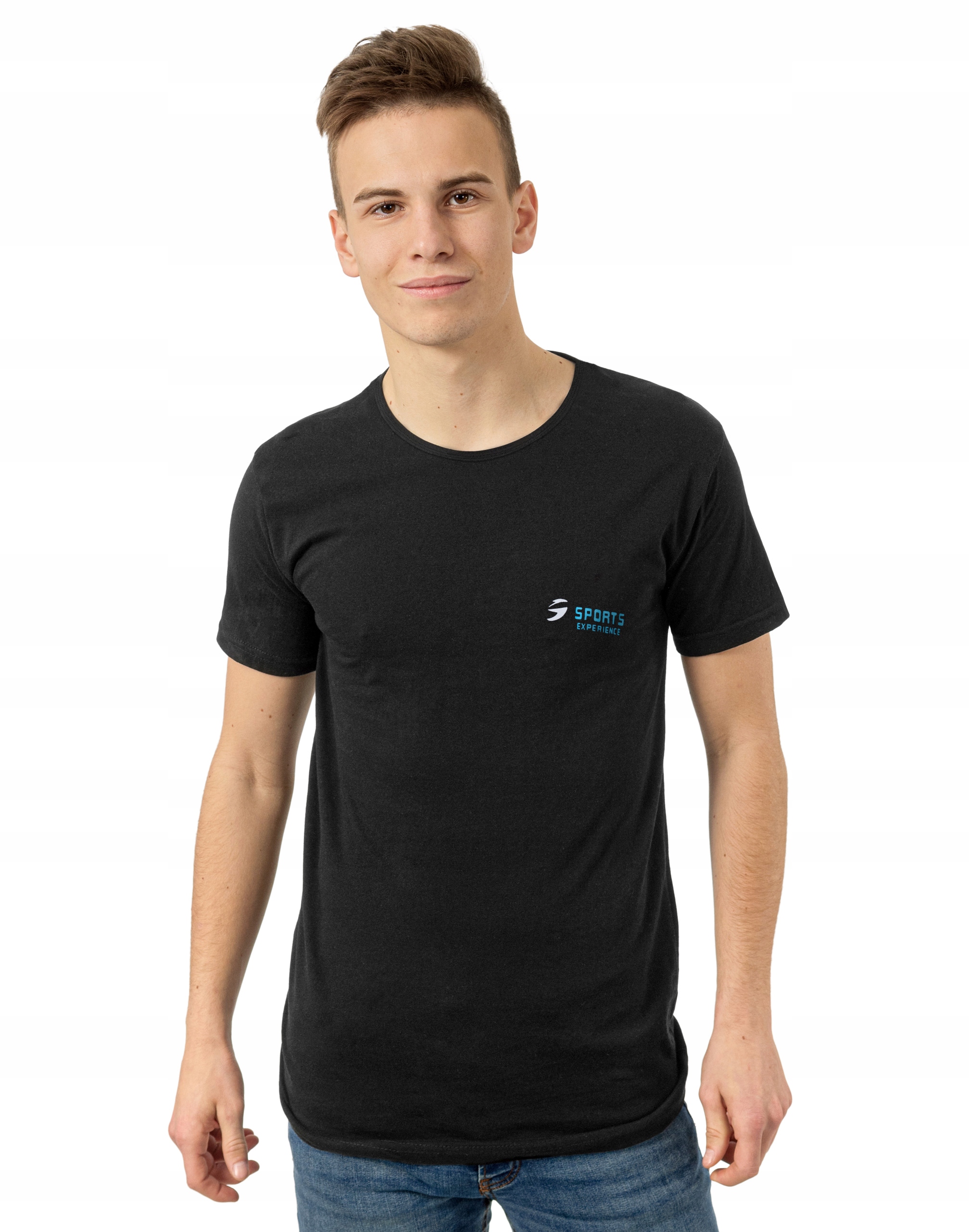 

Duży Podkoszulek Koszulka T-shirt Męski 031-1 4XL