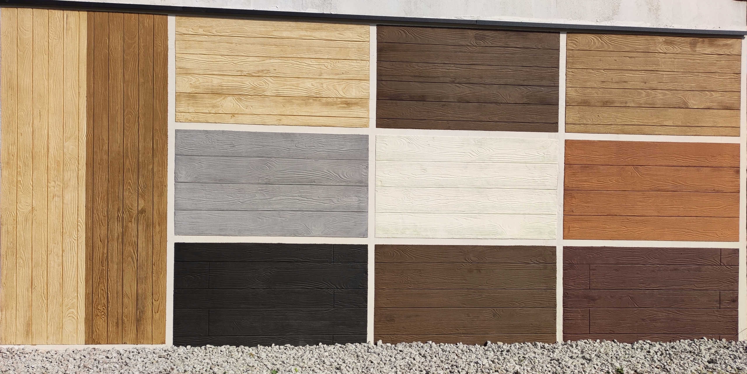 3D fasádní deska Lamele Vnější 9-10 m2 Moderní fasáda