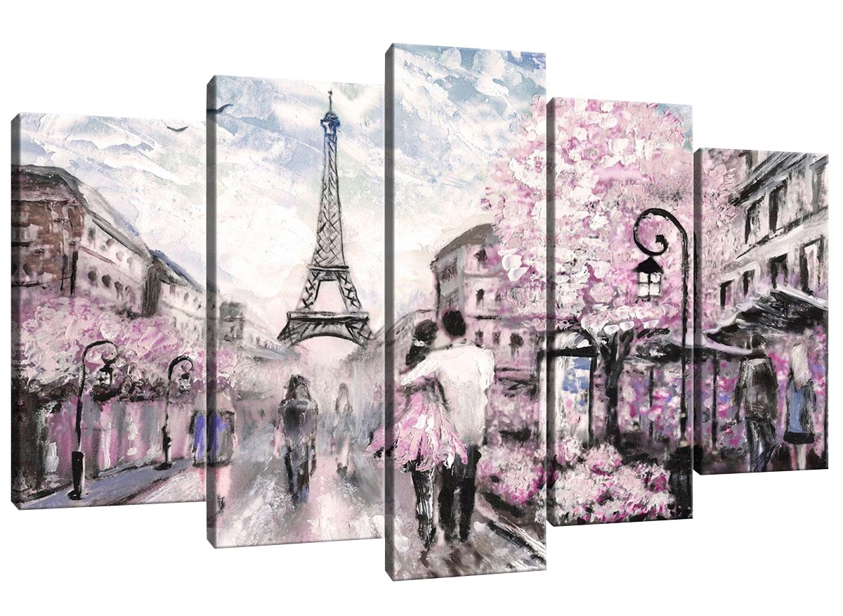 Obraz Na Plátně Canvas 100x60 Paříž Eiffelova Věž