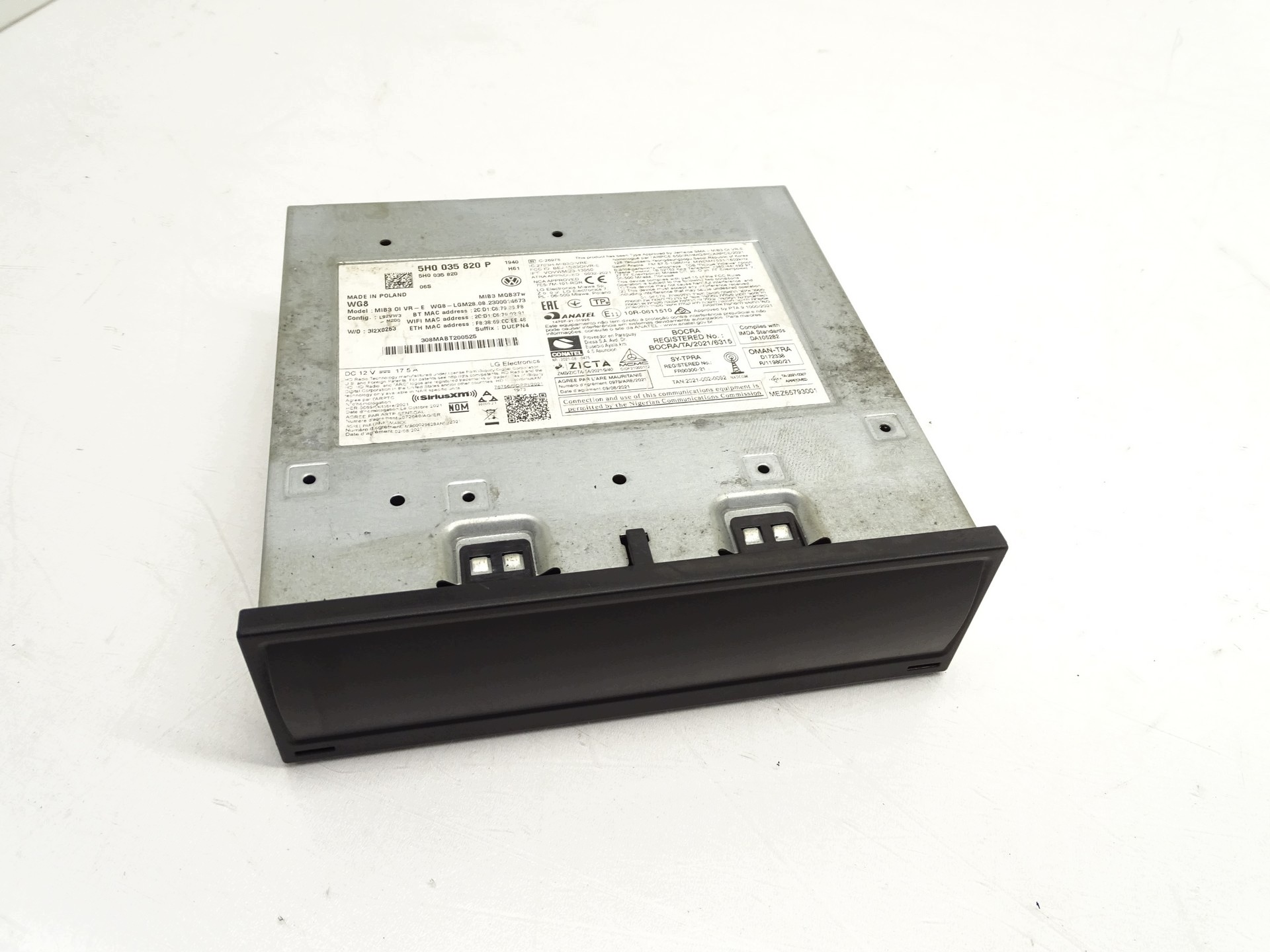 player navigation devices NAVI VW GOLF VIII 8 5H0035820P