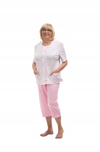 Martel Bavlněné Pohodlné dámské pyžamo, velikost 4XL