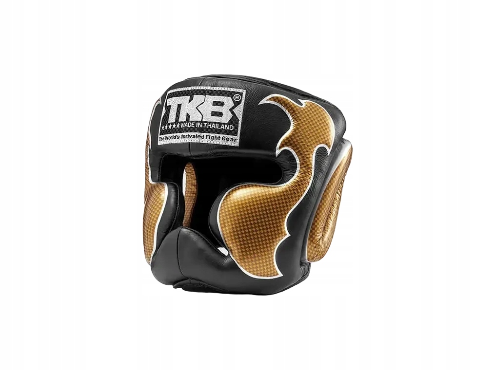 boxerská helma top king empower XL Černá/zlatá