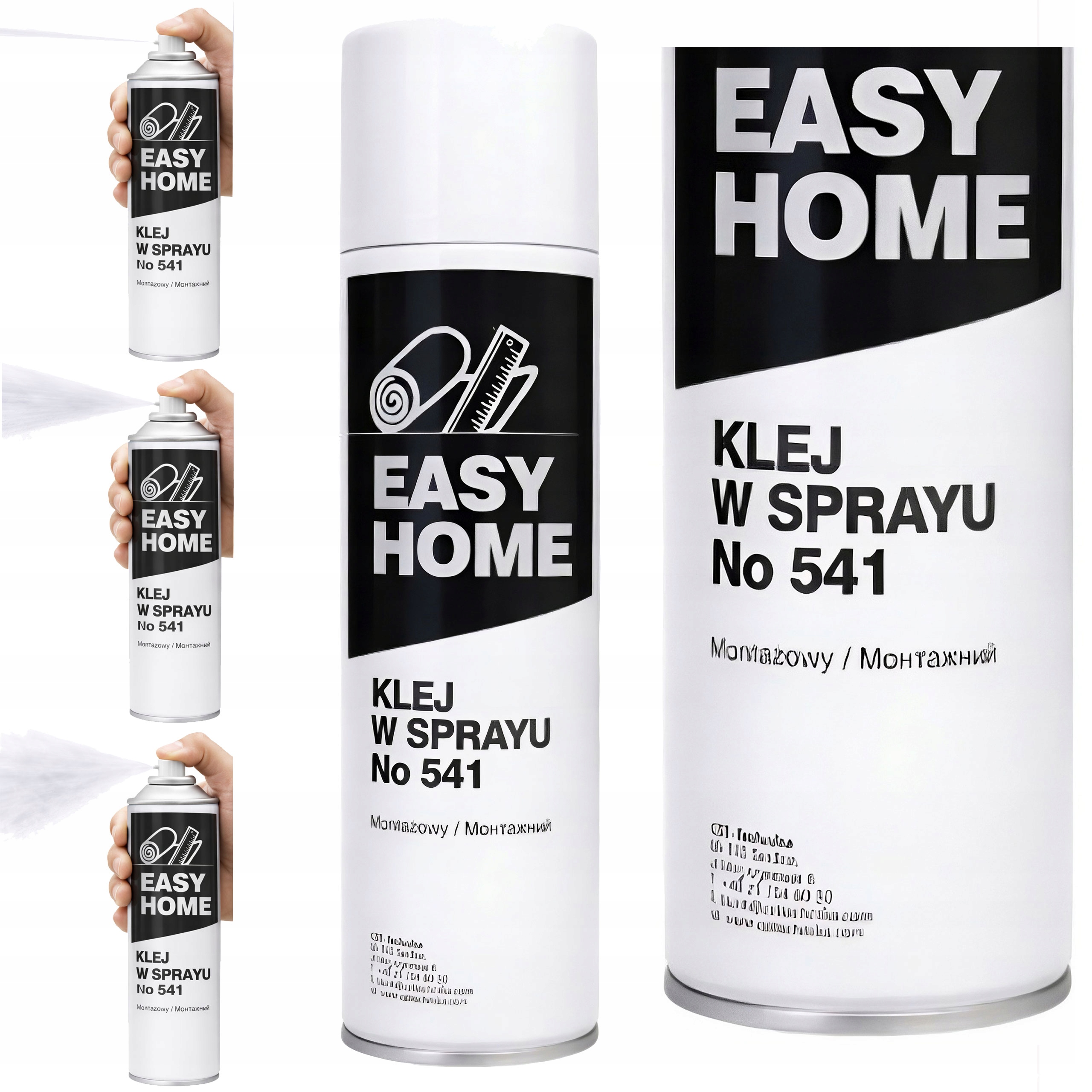 Klej W Sprayu do Plakatów Ulotek Bannerów Metalu Płyt Gipsowo Kartonowych
