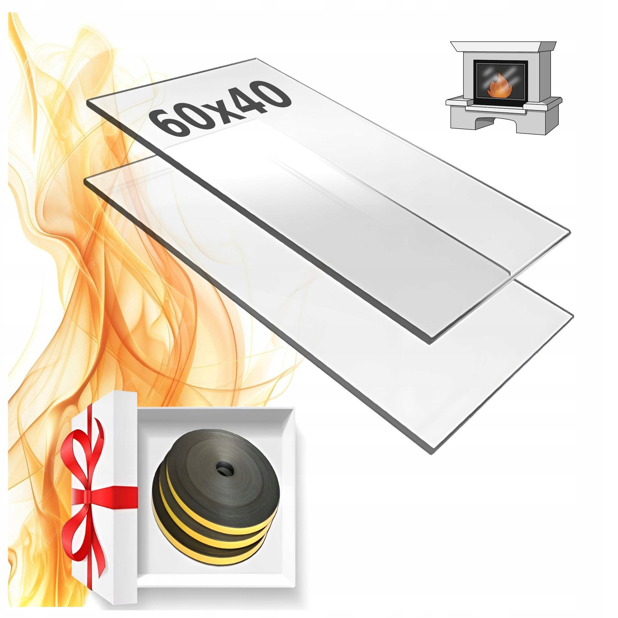 Rychlý žáruvzdorný na rozměr 60x40