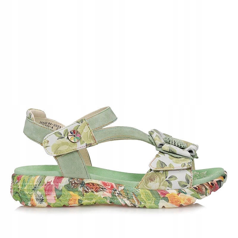 Lehké sandály Laura Vita 0006765 Sanao 04 Vert SL333-4