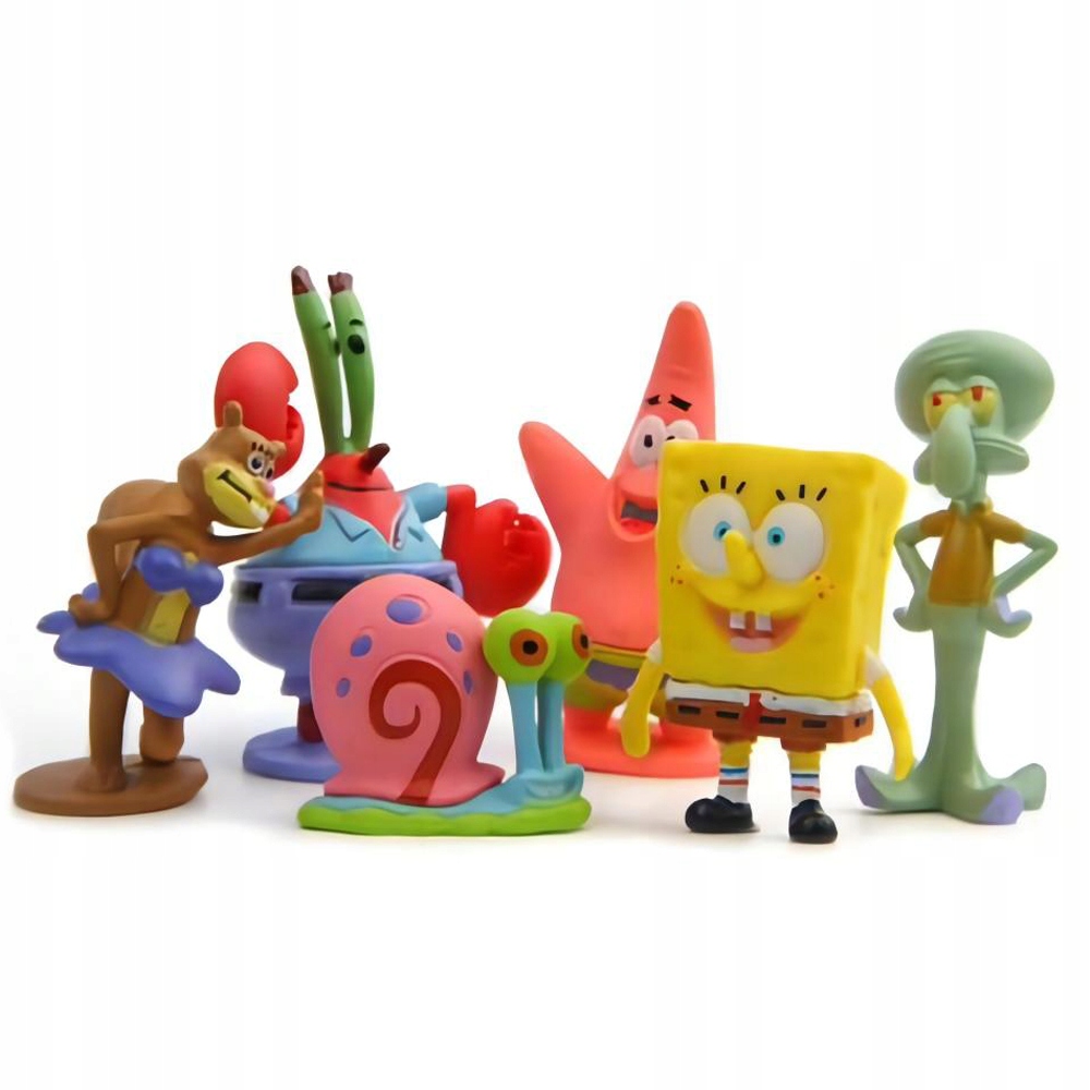 

Figurki Spongebob Kanciastoporty zestaw 6 szt.