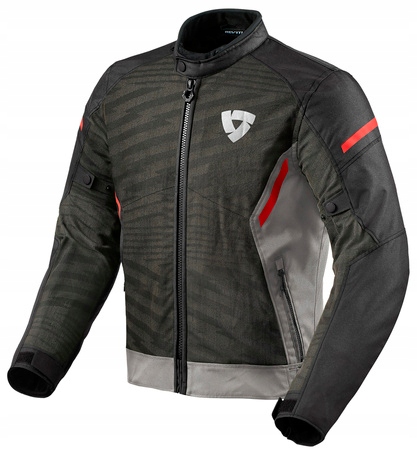 Revit Torque 2 Men mesh bunda s membránou grey-red veľ. L