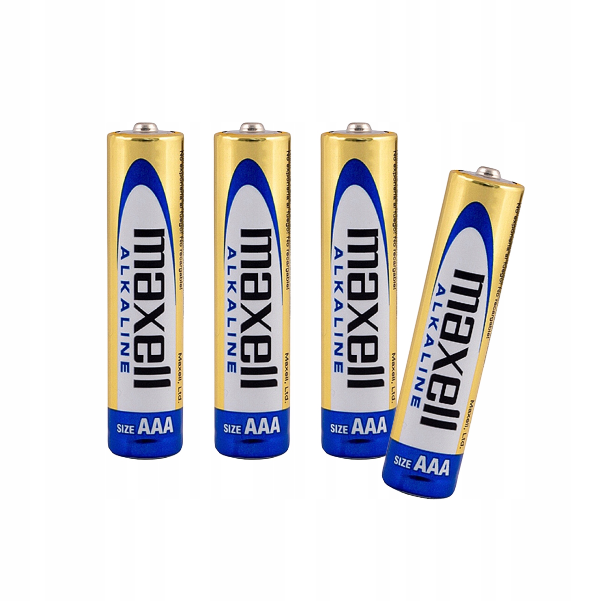 Baterie AAA Paluszki Alkaiczne R3 1.5V Maxell Mocne 4 sztuki Oryginalne