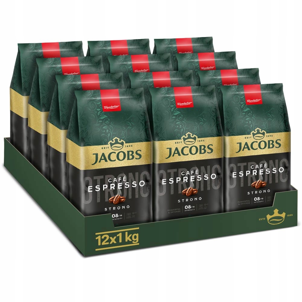 Kawa ziarnista Jacobs Krönung Espresso 12x 1kg
