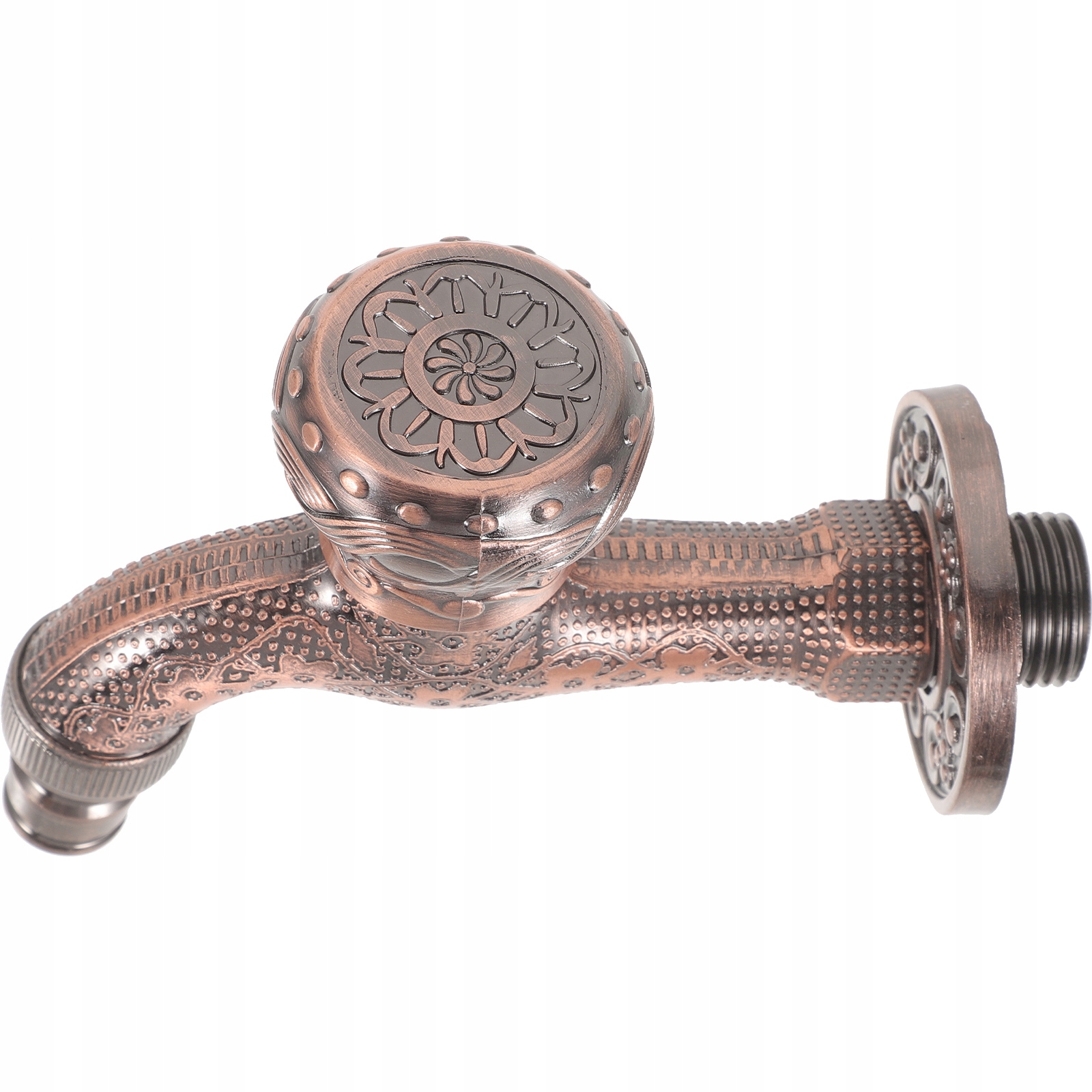 Kran na wodę. Zabytkowy kran. Pojedynczy zimny kran Marka bez marki