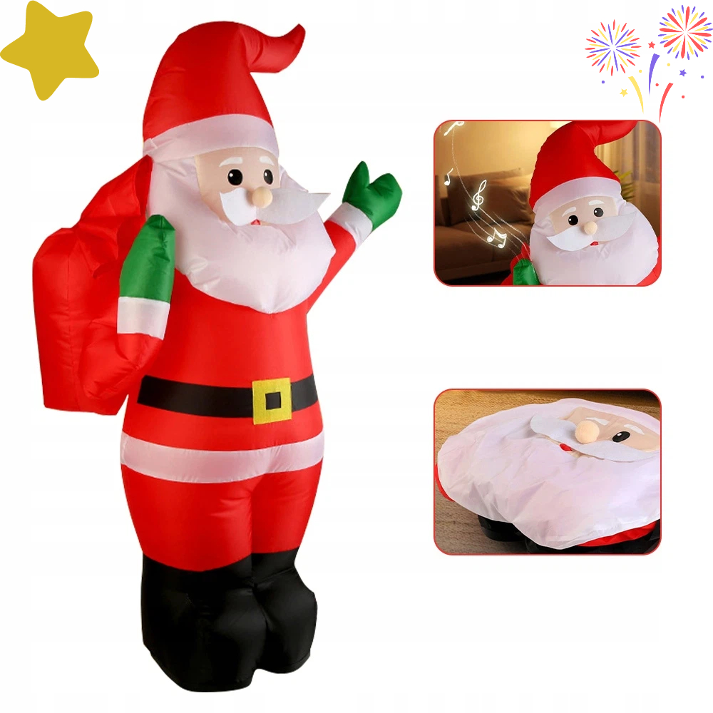 Mikuláš Nafukovací Nafukovací Mikus S Dálkovým Ovládáním