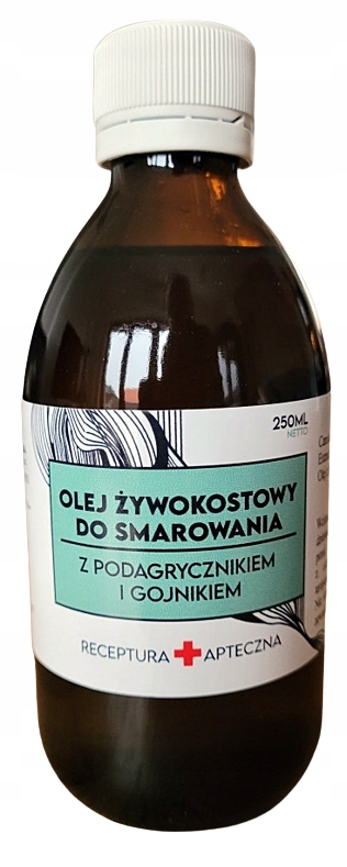 

Olej żywokostowy z podagrycznikiem i gojnikiem 250