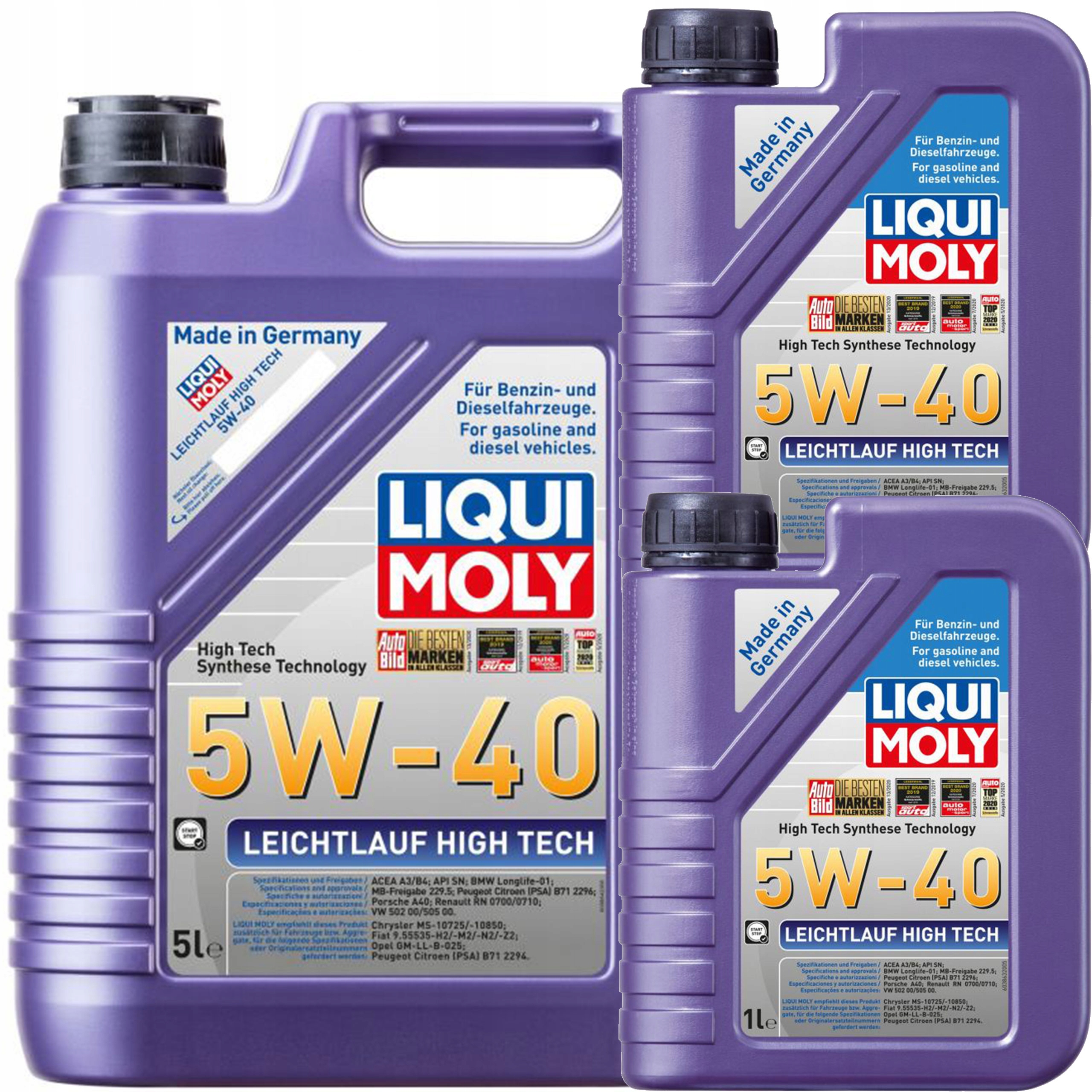 LIQUI MOLY 2328 5W-40 Leichtlauf High Tech 7L