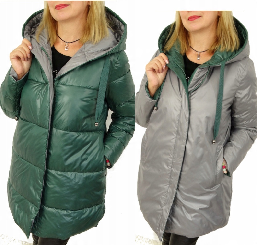 

Kurtka Pikowana Zimowa Dwustronna Mona 46 3XL