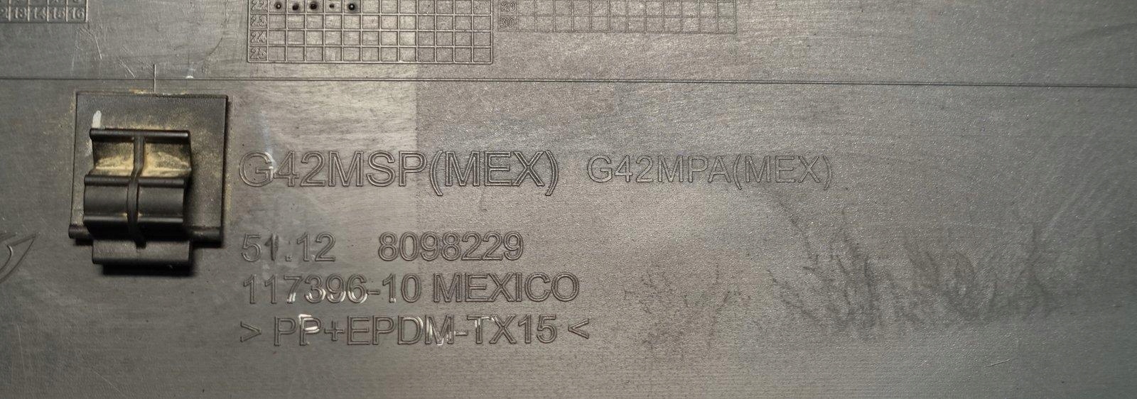 BMW 2 G42 m-packet 8098229 below 4 PDC 2022- bumper rear part rear
