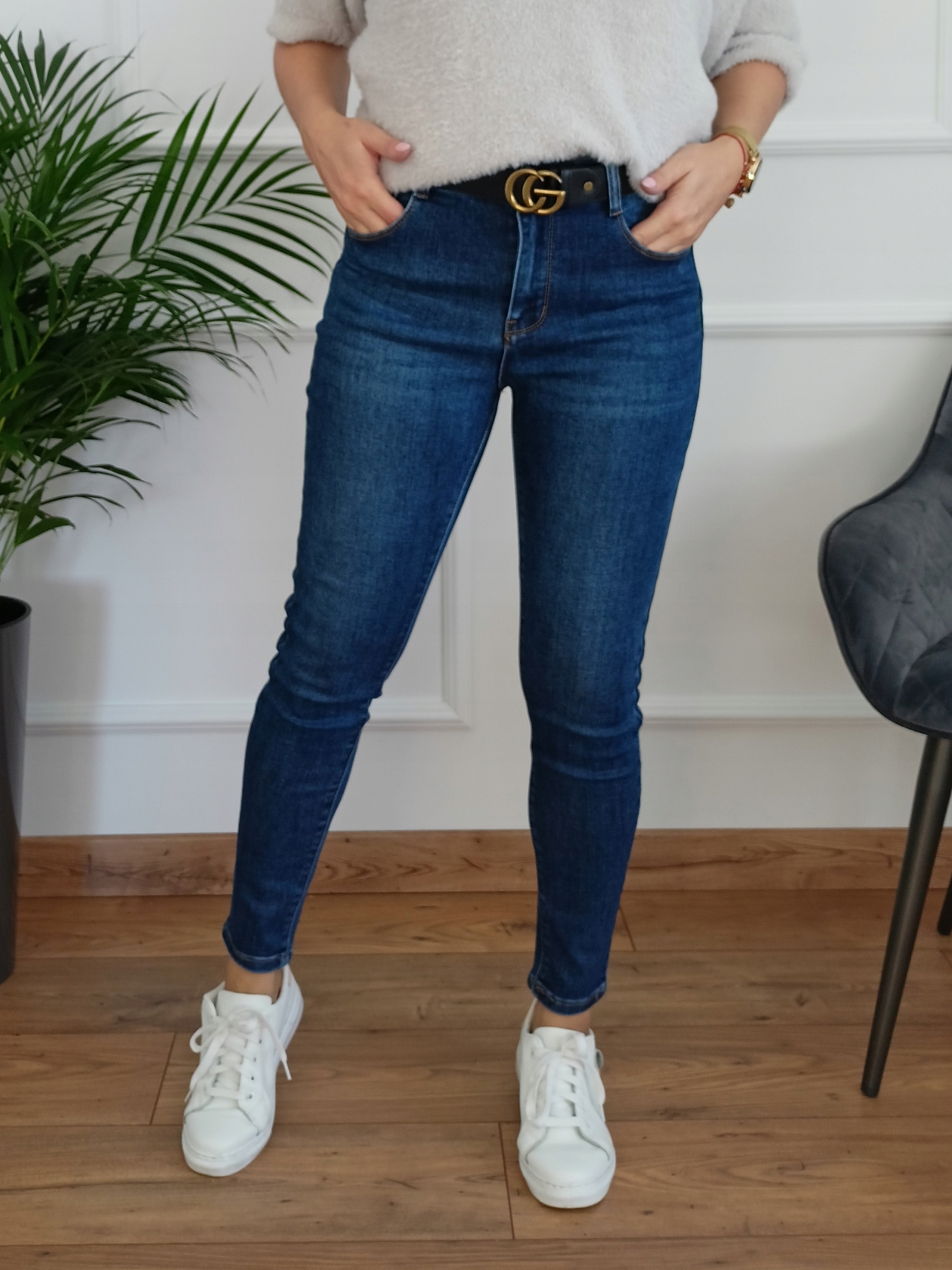 80 Jeansy M.SARA Push Up WYSZCZUPLAJĄCE 46 3XL (35) Marka M.Sara