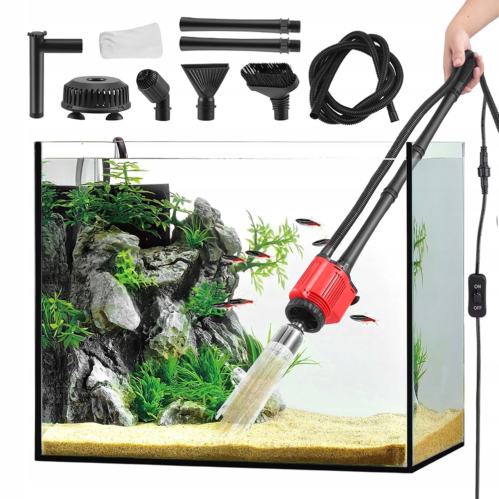 Elektrická Sifonová Pumpa Pro Akvárium, Mytí Písku A Rybích Výkalů