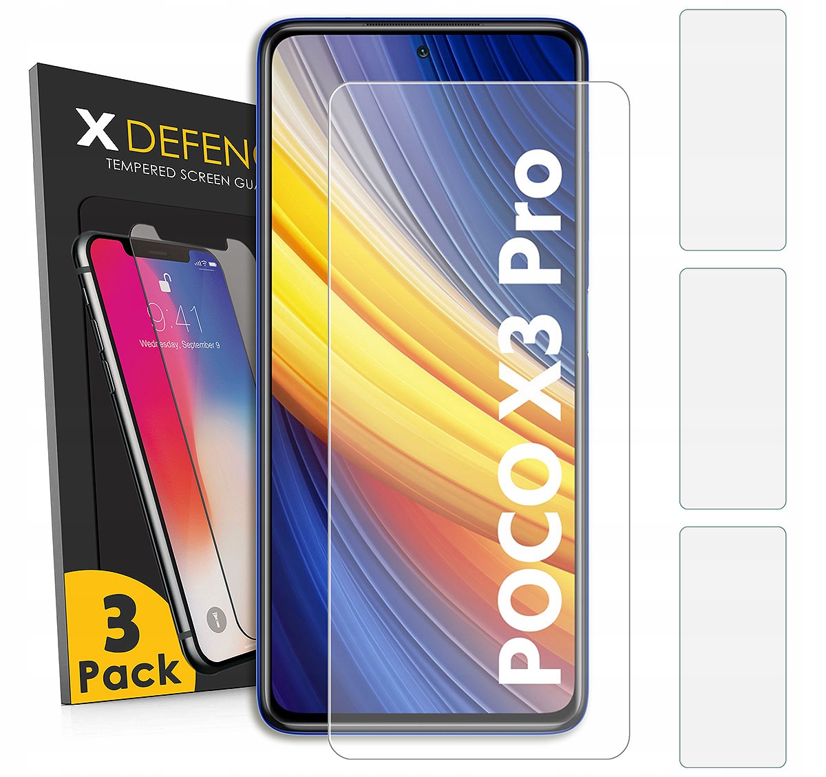 

3PACK Szkło Flexible Do Xiaomi Poco X3 Pro