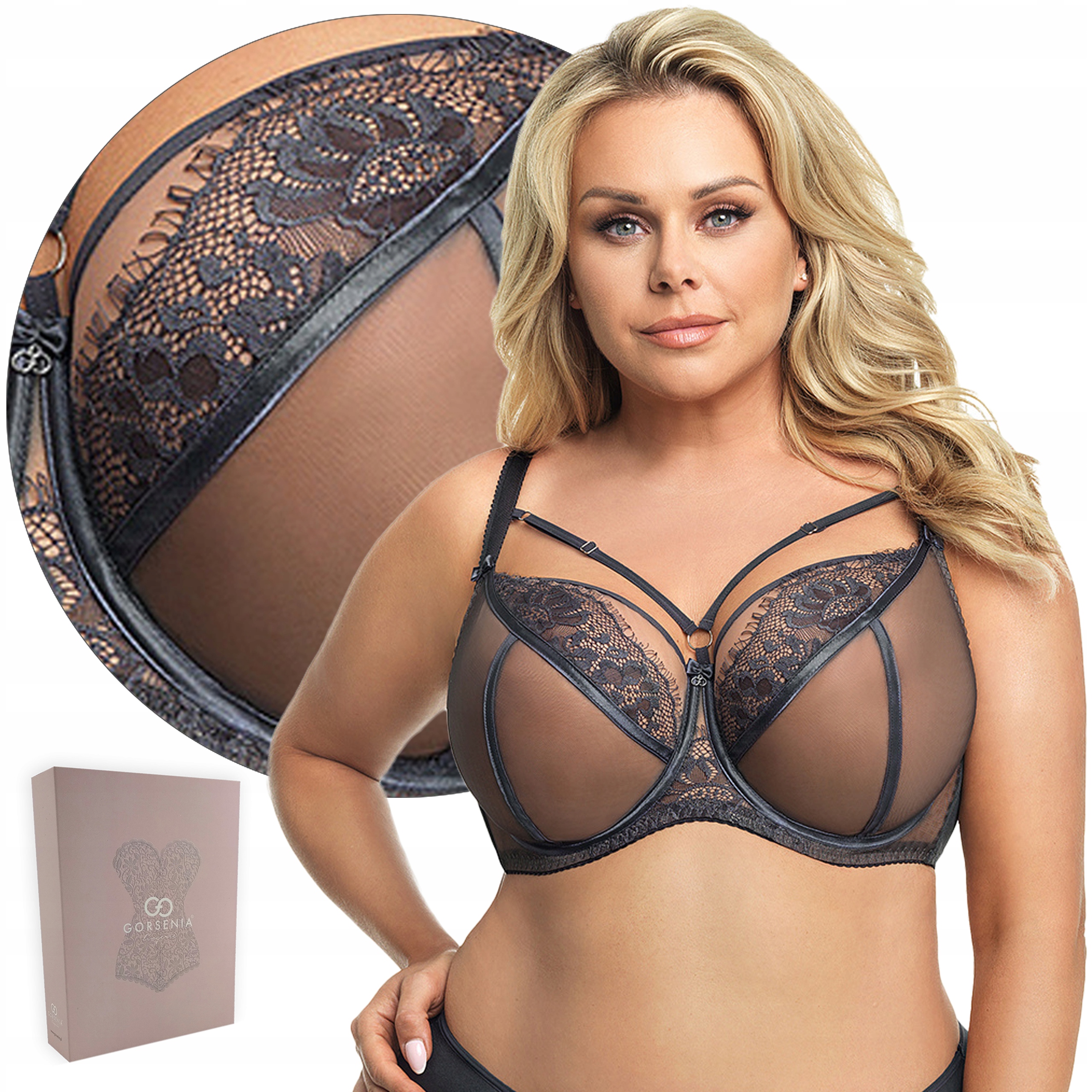 

Biustonosz soft Gorsenia K496 Paradise szary 75L