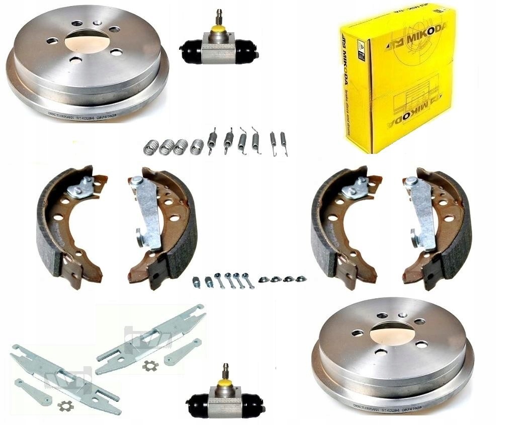 Bubny Rozpěrky Válce Skoda Fabia I II Vw Polo 9N 6R Sada Alum