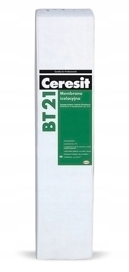 Membrana folia Ceresit Bt 21 15m2 samoprzylepna izolacja bitumiczna