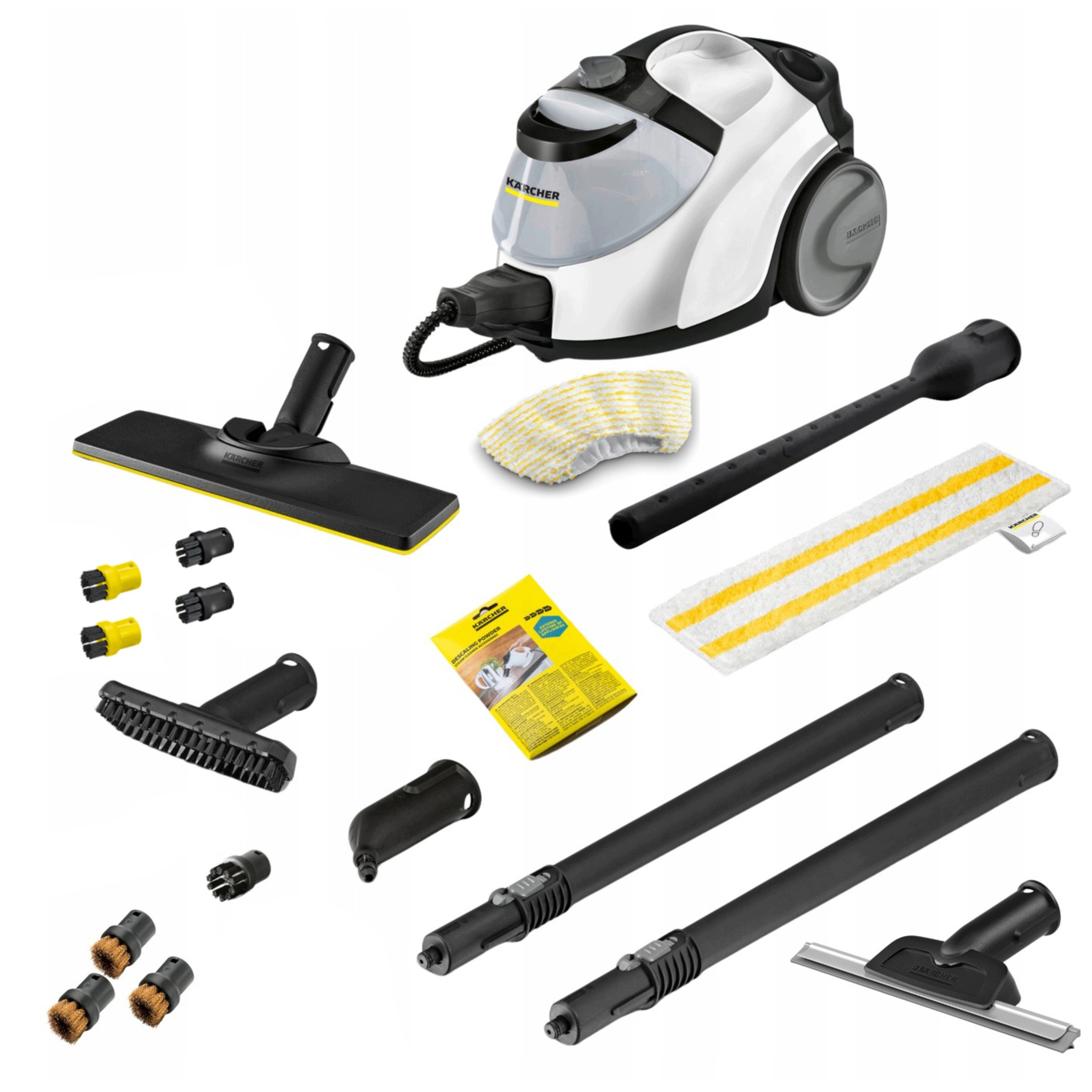 Myjka parowa Karcher Sc 5 EasyFix Parownica zestaw do okien fug ubrań
