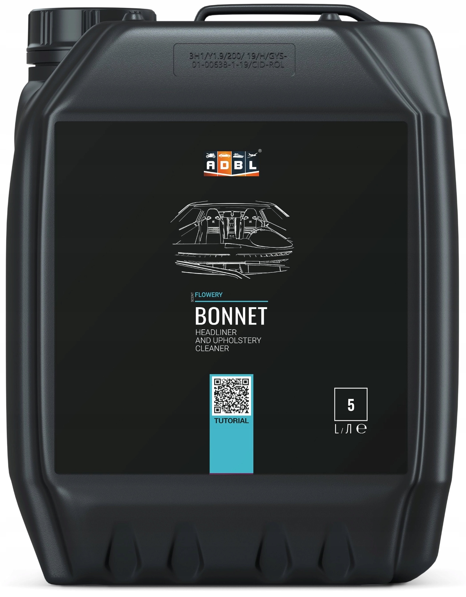 ADBL BONNET PRANIE CZYSZCZENIE PODSUFITKI TAPICERKI AUTA 5000 ml Producent ADBL