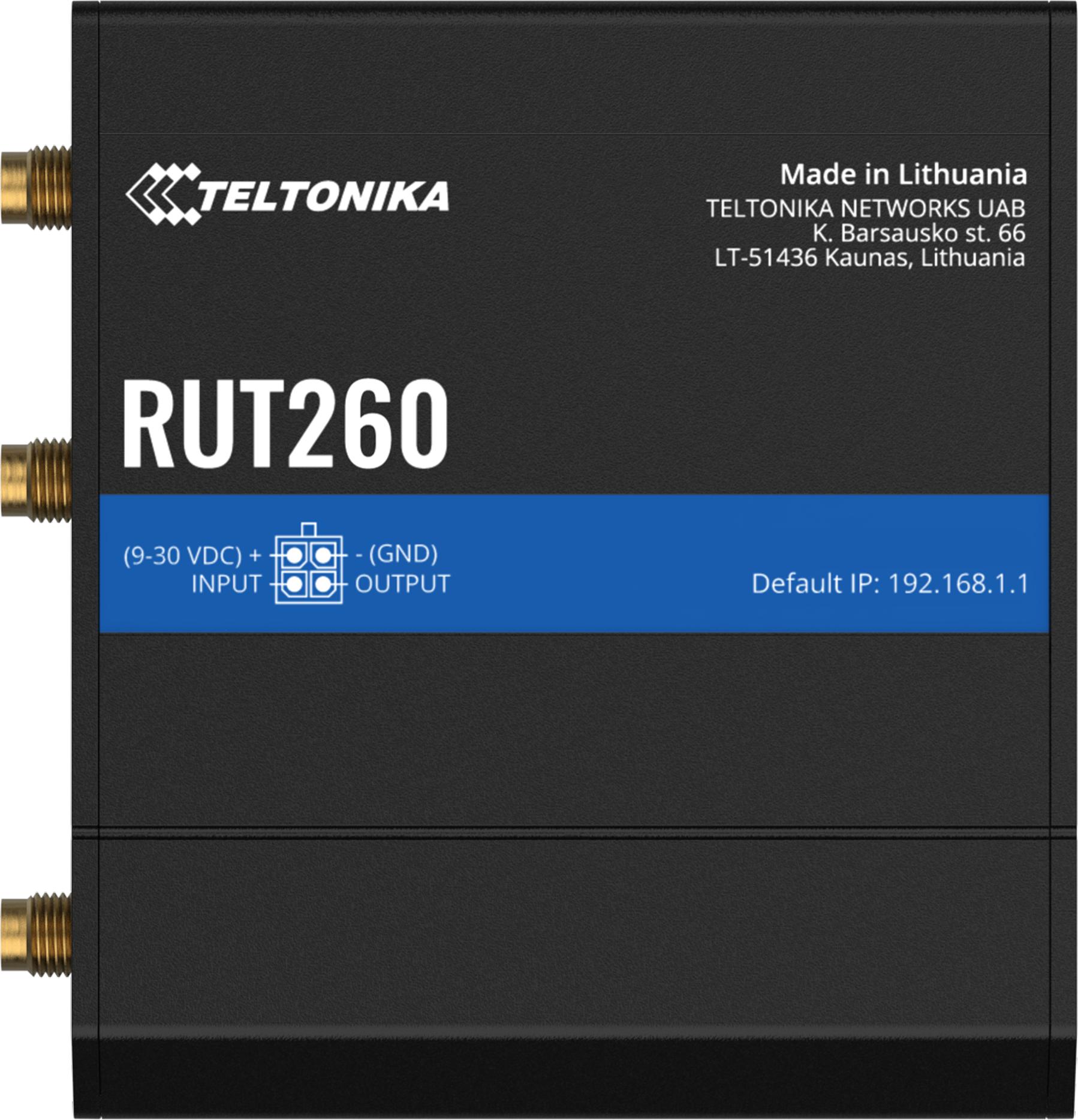 Teltonika RUT260 průmyslový router 4G Lte (RUT260000000)
