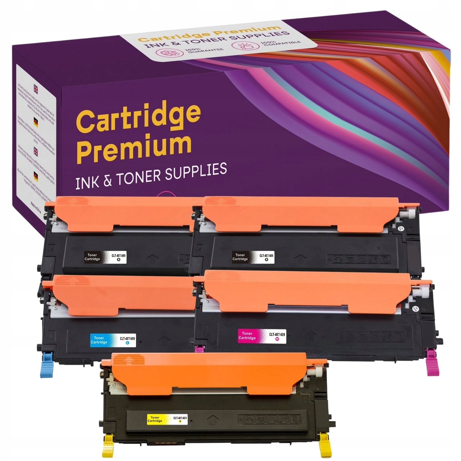 5x Tonery pro Samsung CLP-320 CLP-320 Series CLP-325 CLP-325W CLX-3180 3185