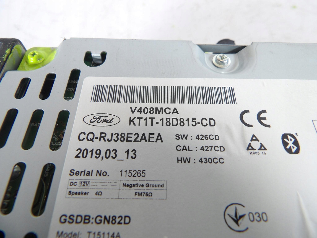 FORD TRANSIT CONNECT II LIFT RADIO KT1T-18D815-CD