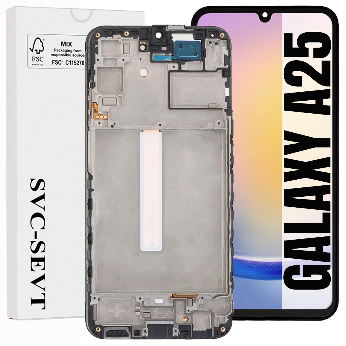 Displej Pro Samsung Galaxy A25 5G A256 Originální LCD Displej Rámeček