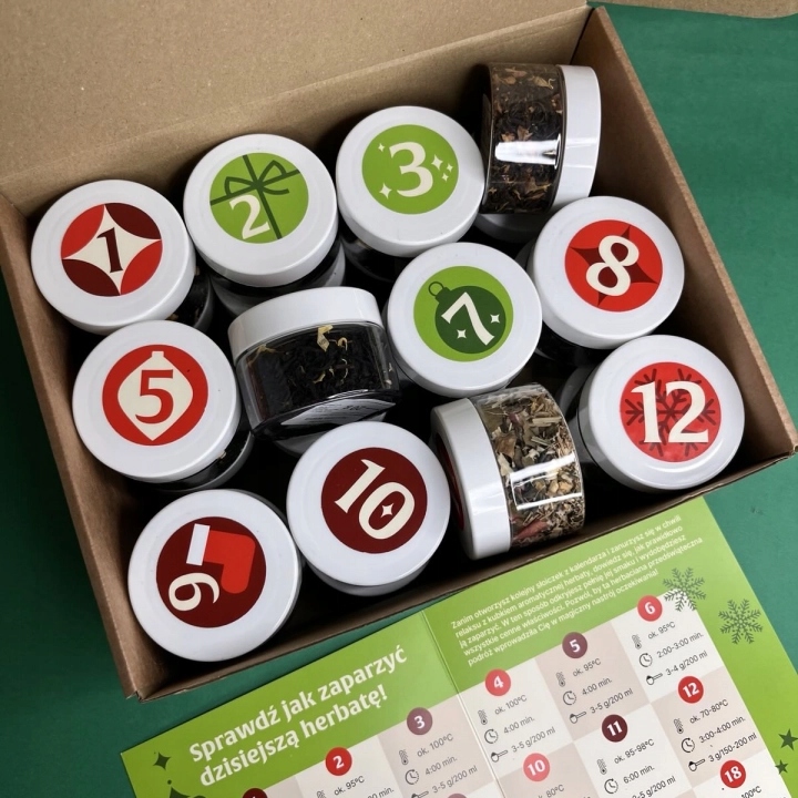 Levně Vánoční adventní kalendář 24 čajů