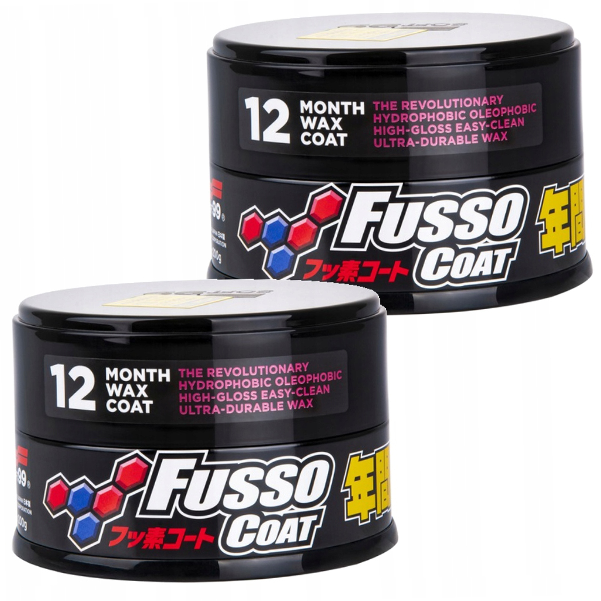 SOFT99 FUSSO COAT 12 MONTHS DARK COLOUR WOSK 2SZT.