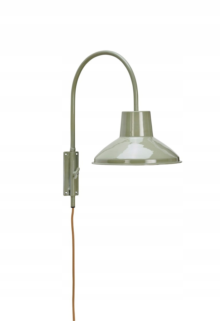 Nástenné svietidlo Iris z kovu, zelené, Madam Stoltz