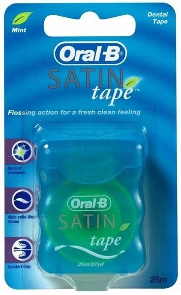 

Oral-B Satin Tape Taśma Dentystyczna 25m Miętowa