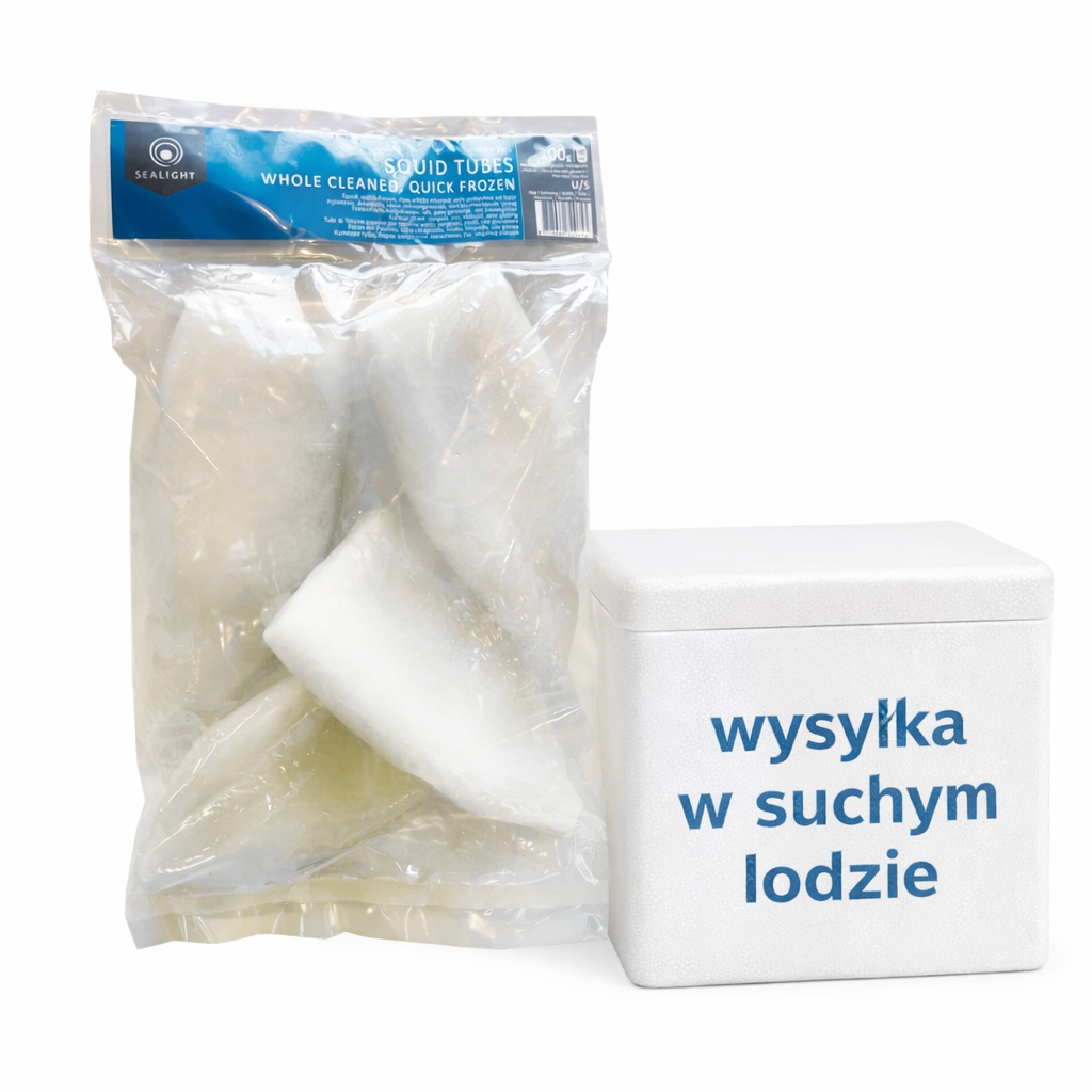 Tubová oliheň U5 1 kg Sea Story kalamáry zmrazené celým suchým ledem