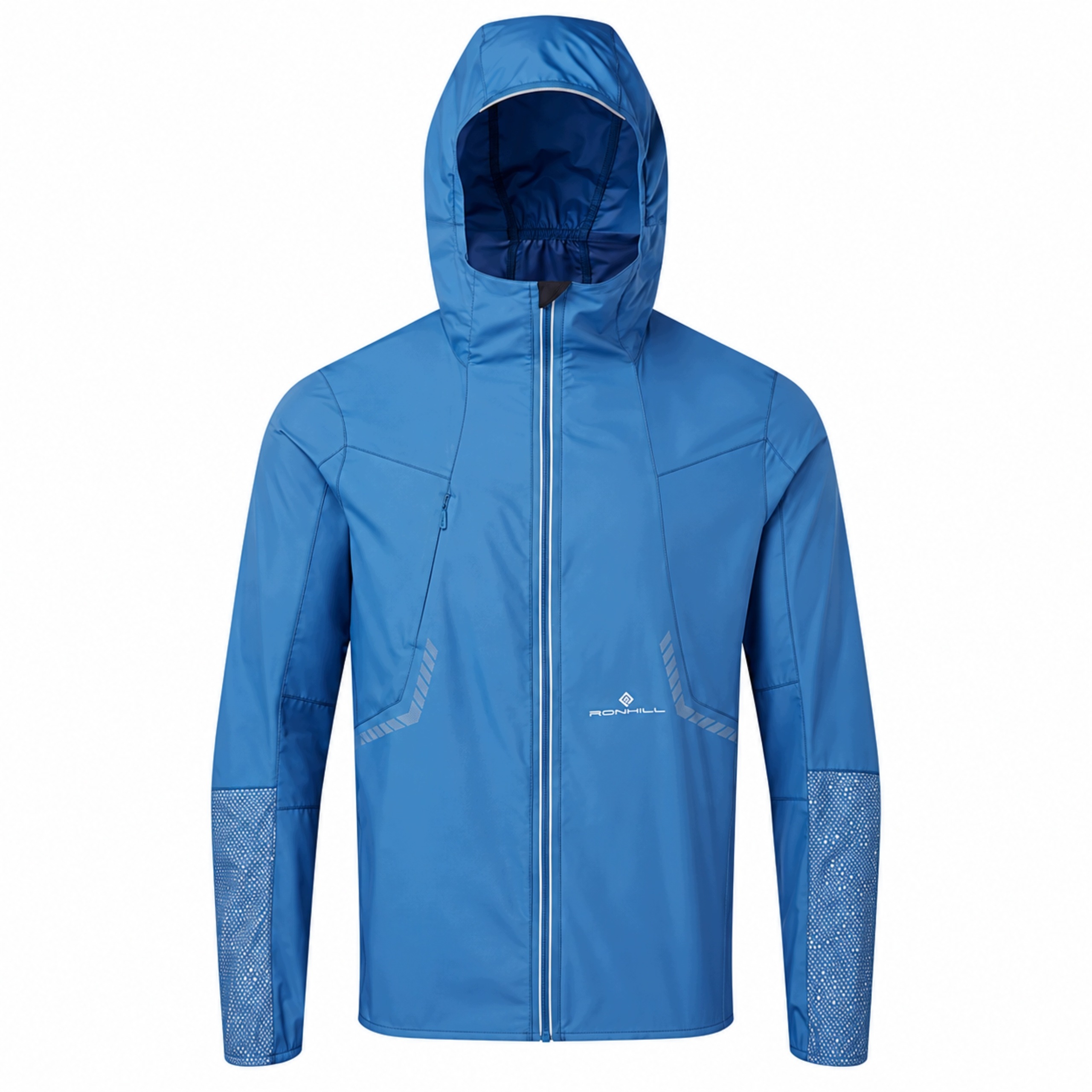 Kurtka Męska do Biegania Ronhill Tech Reflect Jacket Odblask Niebieska XL