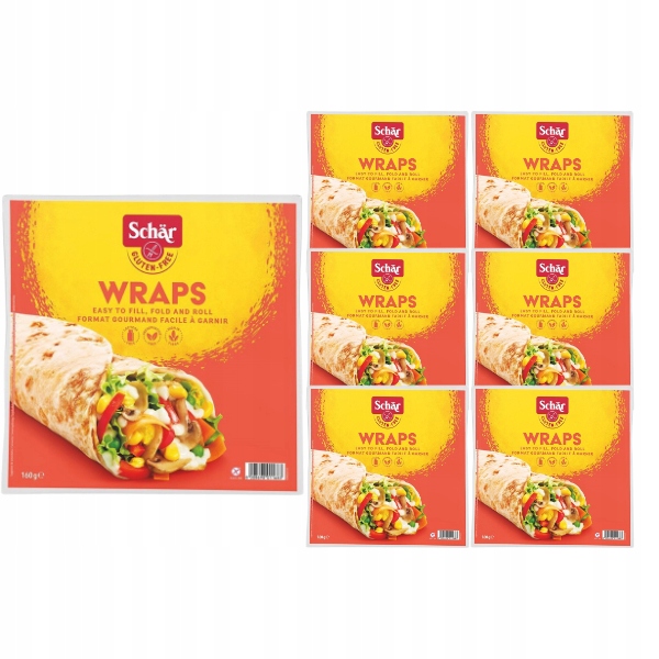 Schär 6x Wraps bezlepková tortilla 2ks