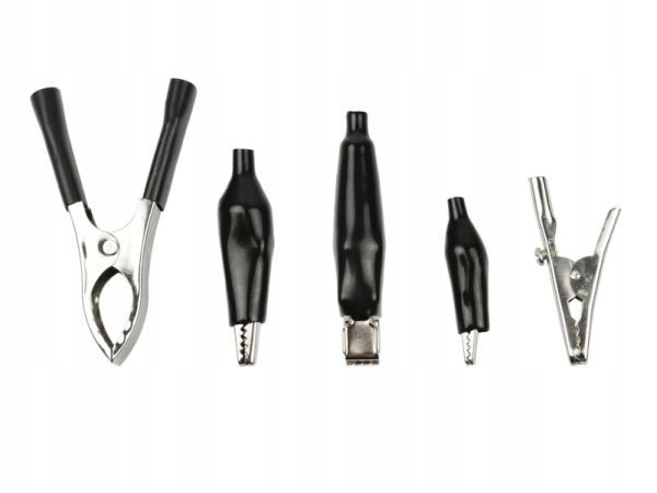 ZESTAW KROKODYLKÓW ELEKTRYCZNYCH 28SZT. WG03602