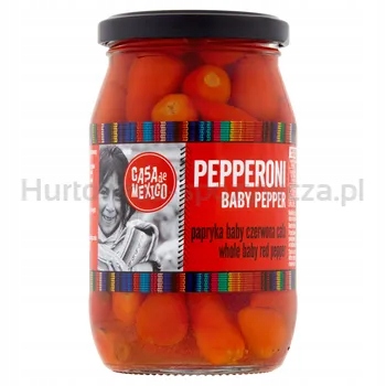 Casa De Mexico Pepperoni paprika červená Baby 325 g