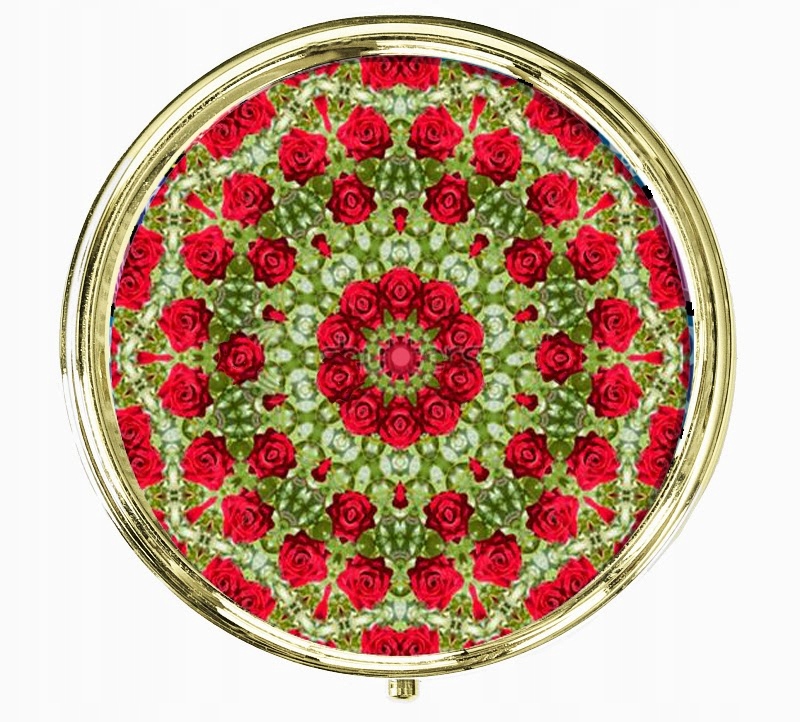 LUSTERKO KIESZONKOWE METALOWE OKRĄGŁE Z ZAPIĘCIEM Rodzaj kieszonkowe