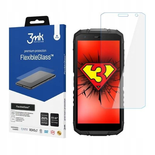 Szkło hybrydowe 3mk FlexibleGlass™ na Doogee S41 Pro 3mk