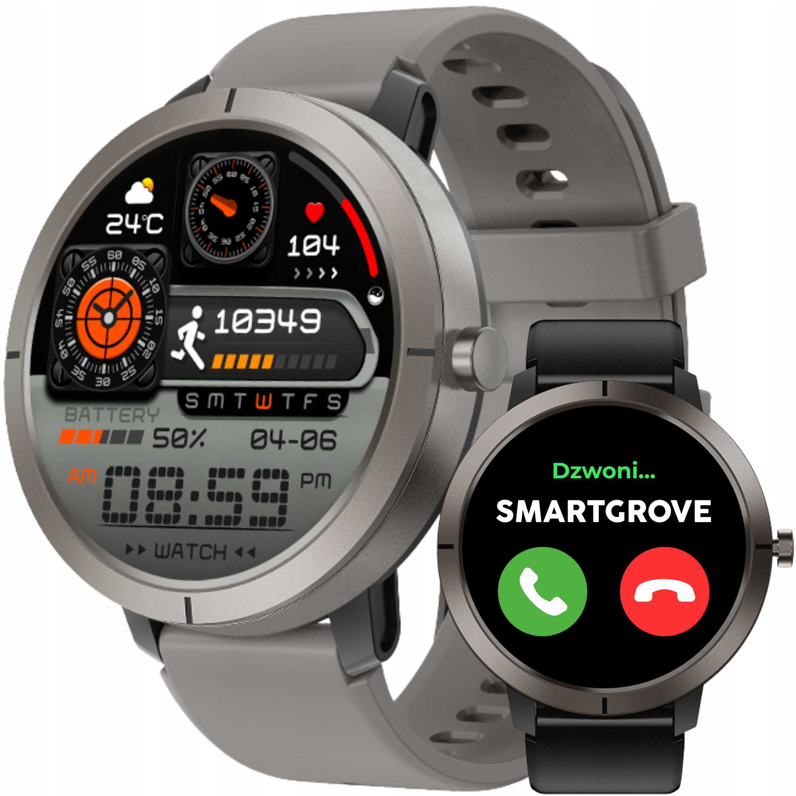 Vodotesné Smart Hodinky Rozhovory Kroky Pulz Gps Športové Smart Hodinky