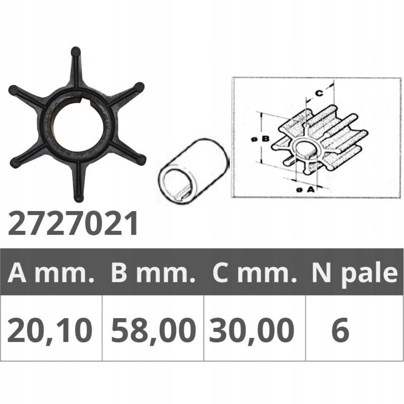 Rotor Yamaha 60-90 Km, 43240