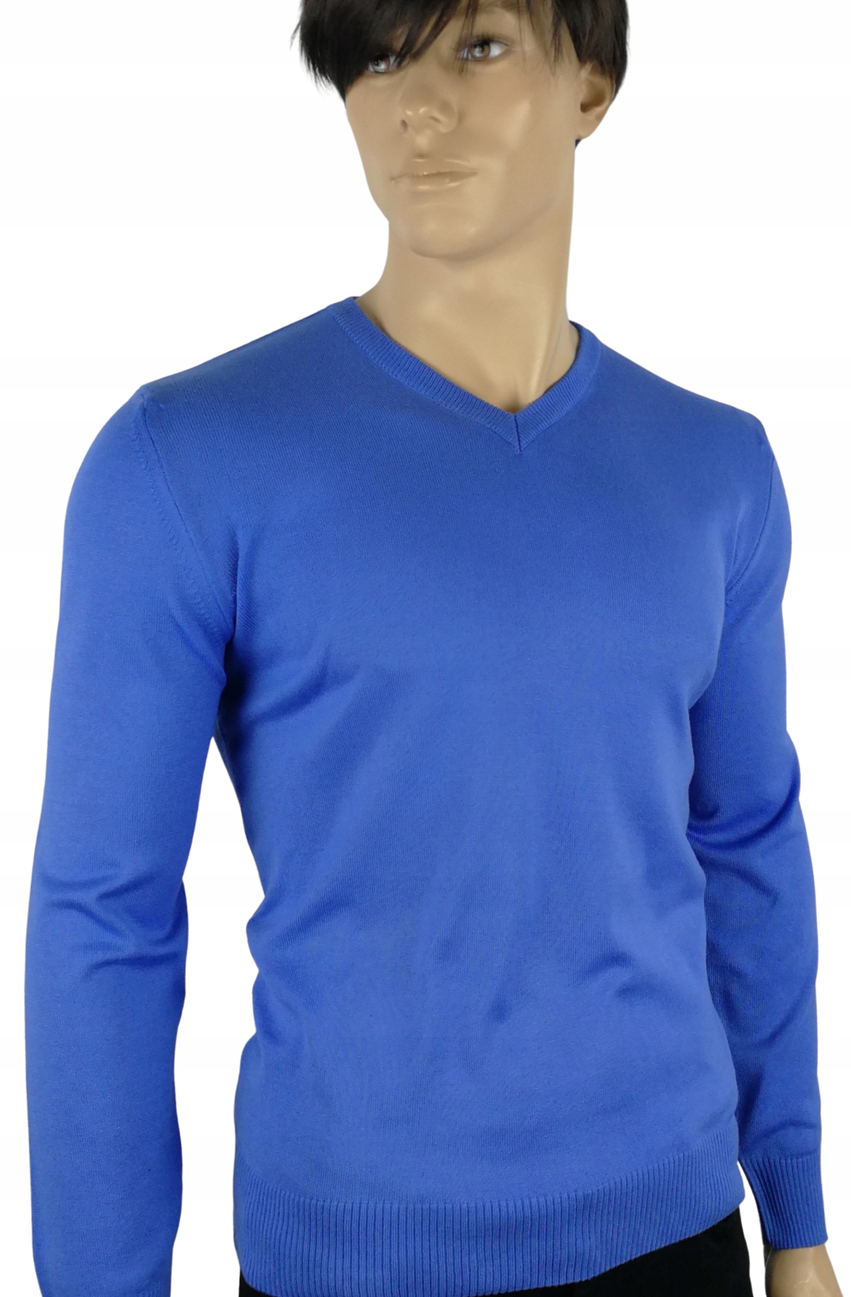 

Elegancki polski sweter do szpica Top niebieski XL