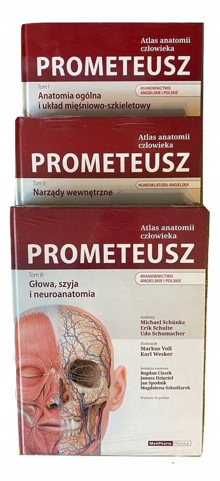 

Prometeusz Atlas Anatomii Człowieka NOM.ANG.TOM1-3