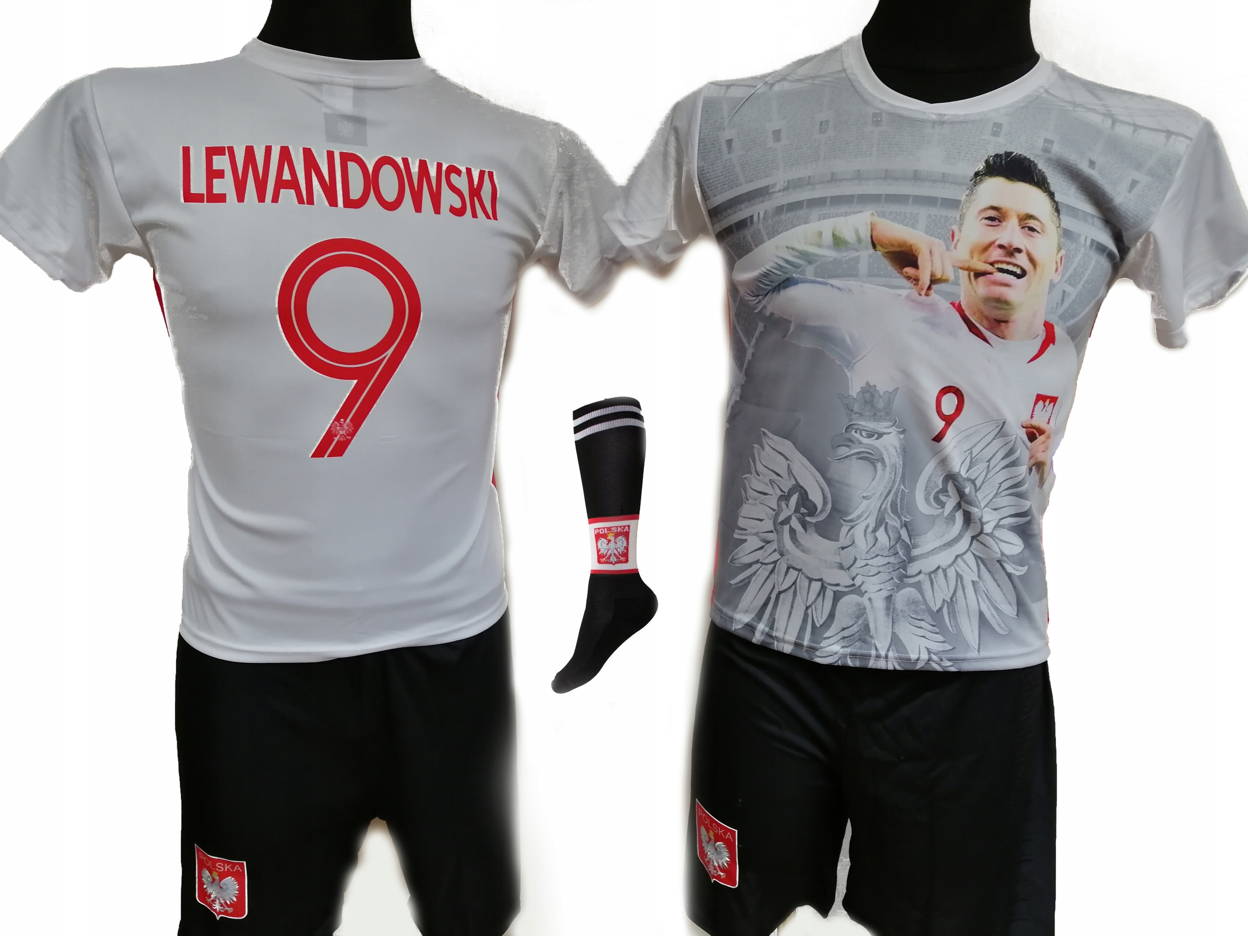 lewandowski 164 stroj pilkarski sportowy meczowy treningowy szkolny