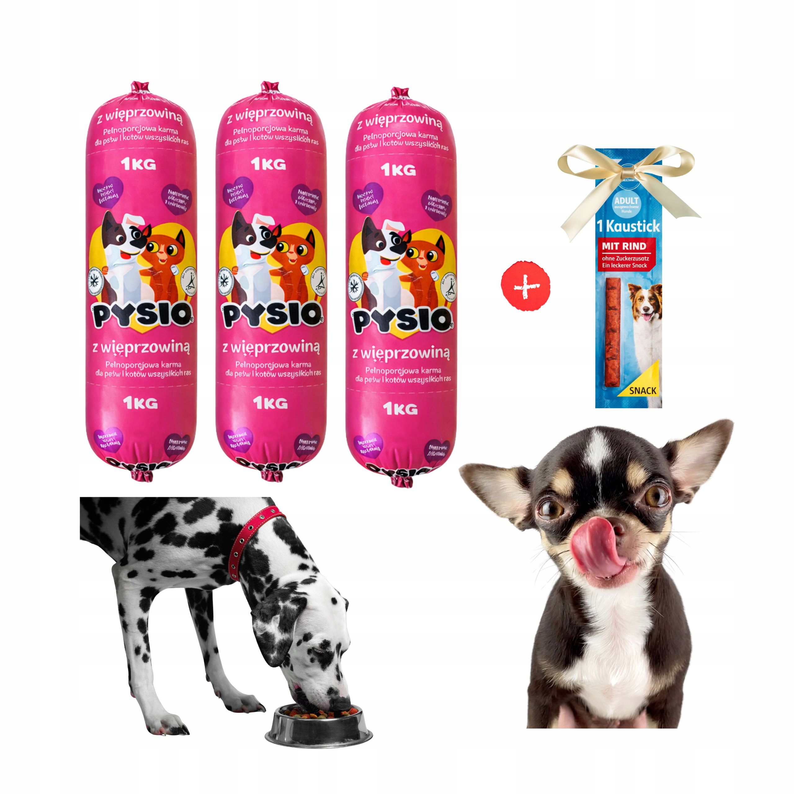 Levně Tyčinka vlhké krmivo pro psy sada 19 kg pamlsek 90 % masa