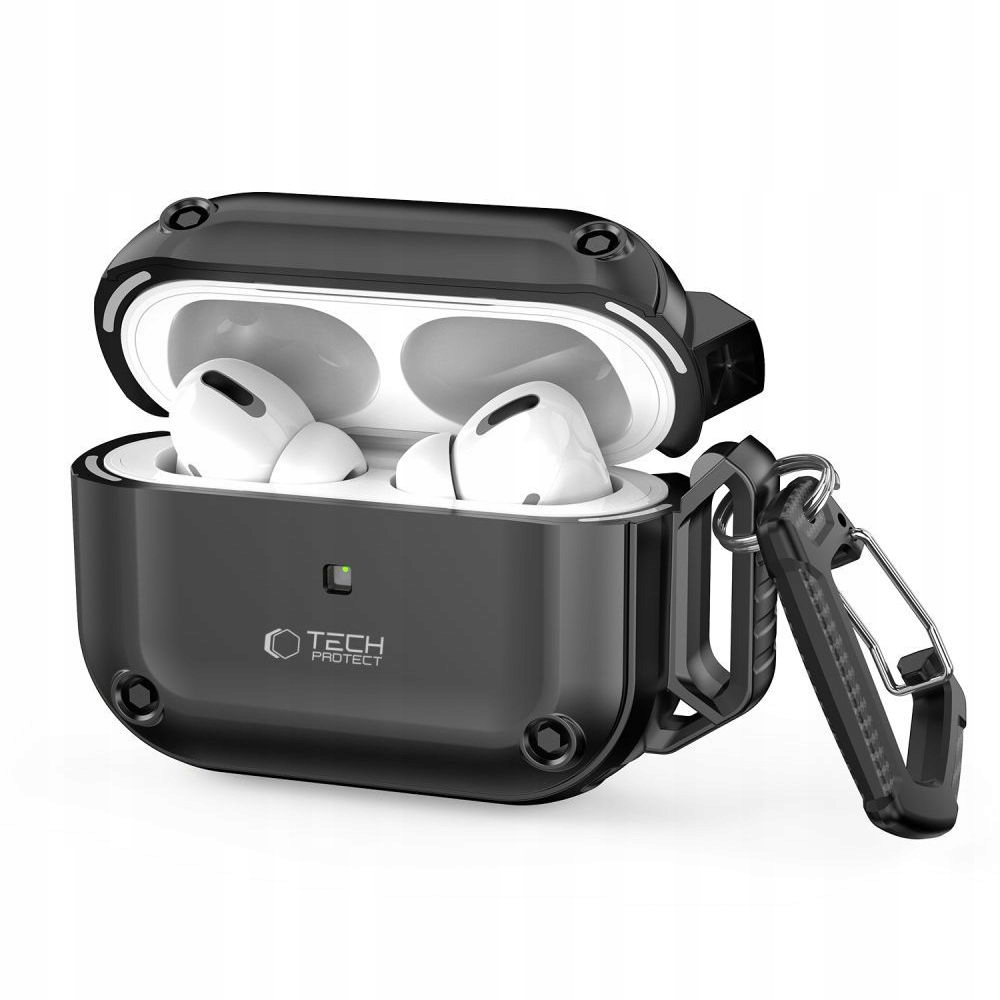 Tech- Protect Rough Hook Apple AirPods Pro 1 2 Black Tech- Protect
